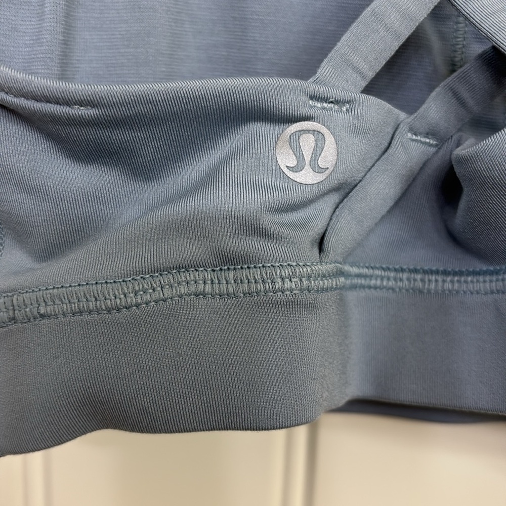 Lululemon Dusty blue sports Bra - Picture 3 of 4